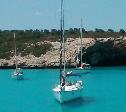 velero en mallorca