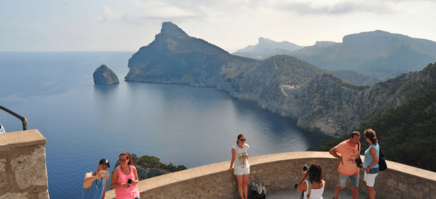 viewpoint in Formentor: mirador des colomer