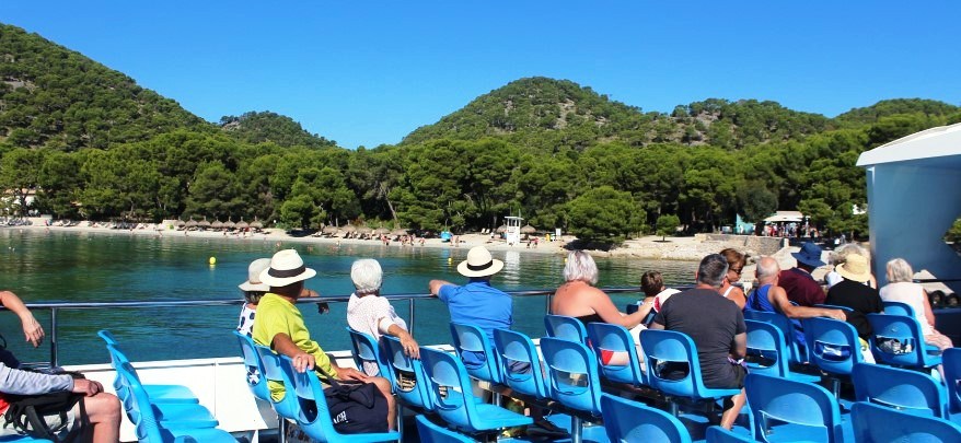 ferry Formentor en Mallorca en agosto