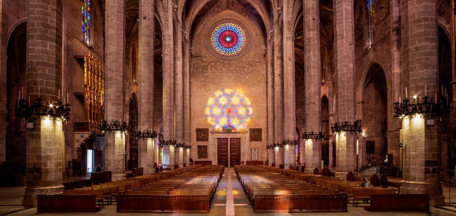 Palma Cathedral in February