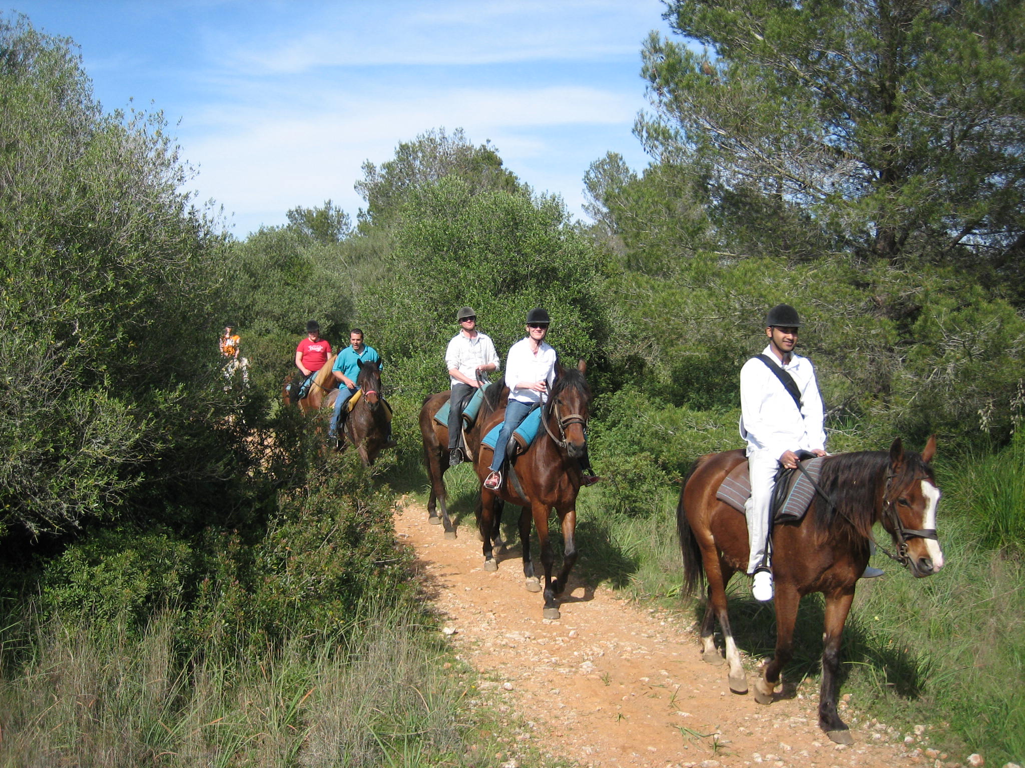 excursión a caballo en Mallorca