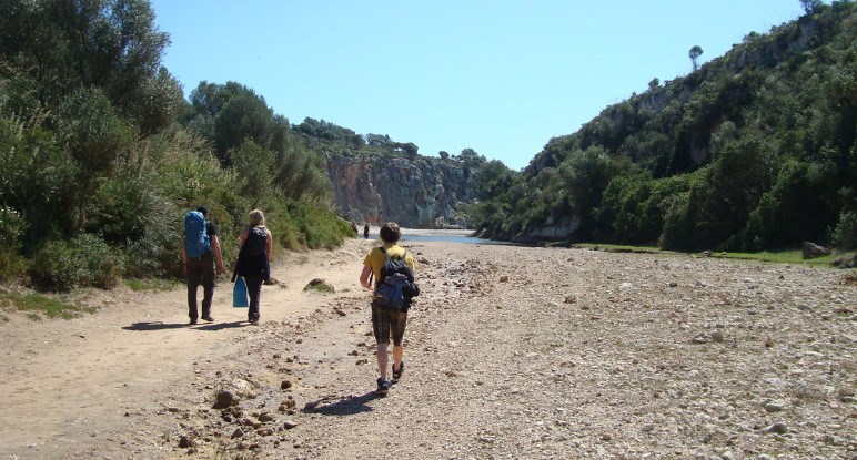 senderismo a cala magraner