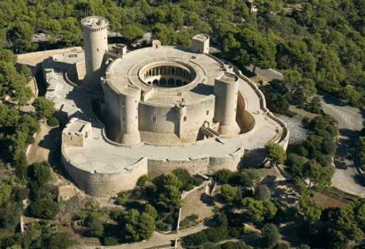 vista panoramica del castillo de bellver