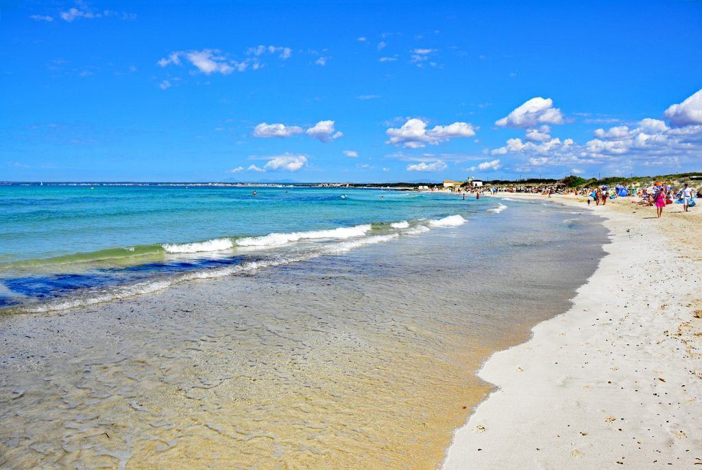 Playa de Es Trenc en Mallorca