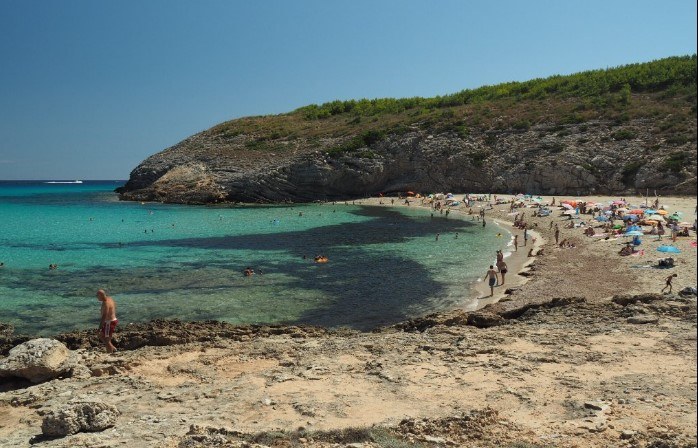 Secluded beach of Cala Torta