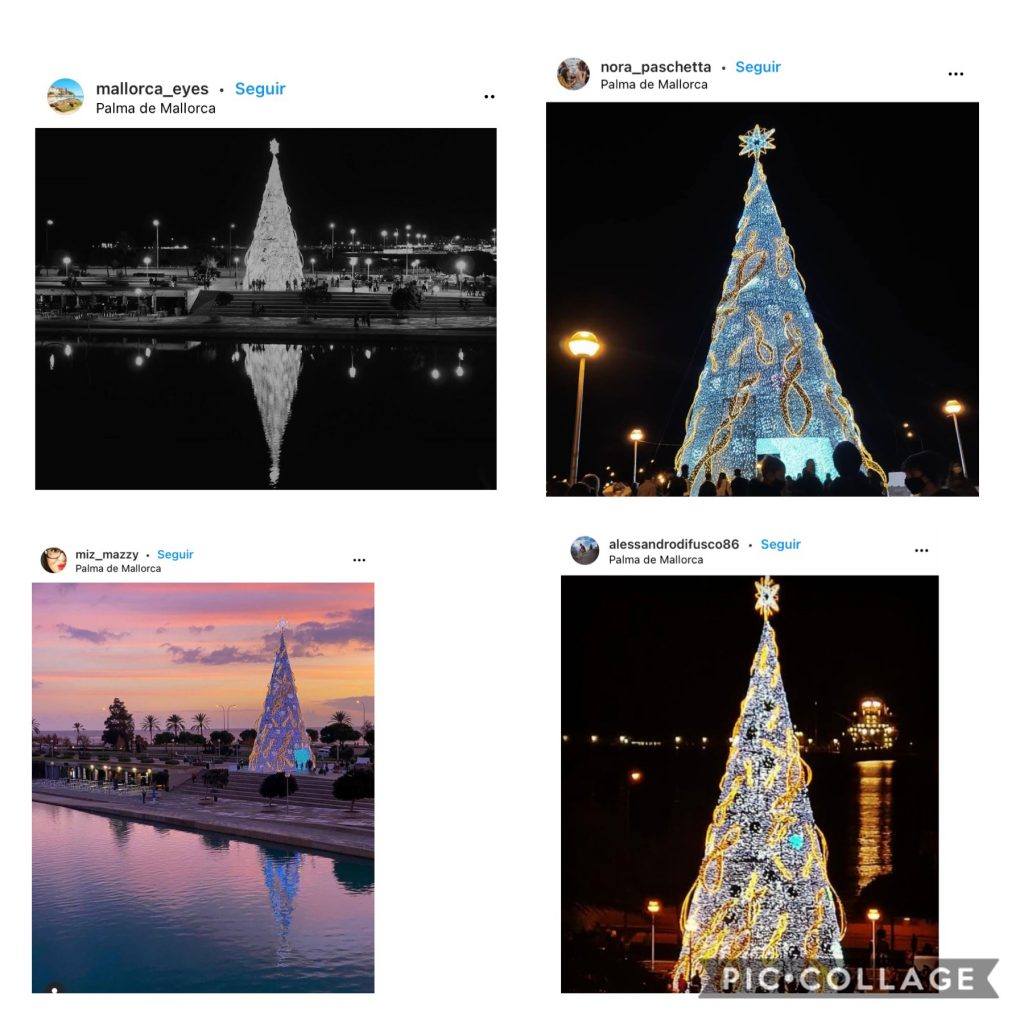 árbol de navidad en palma de mallorca