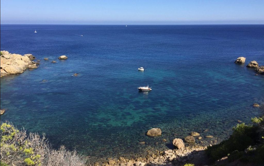 cala virgen de Cala En Basset