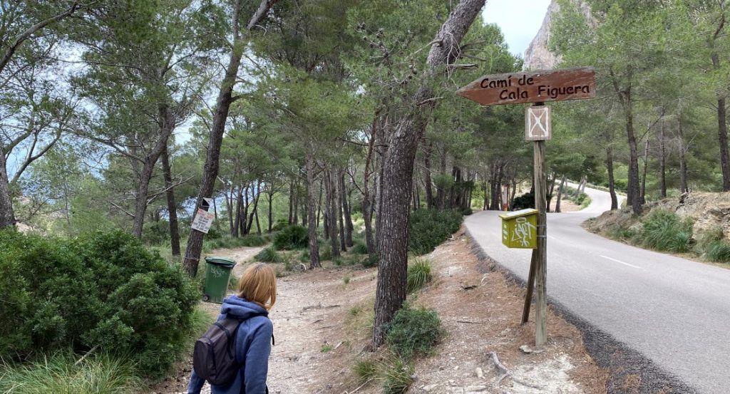 Wegschild nach Cala Figuera