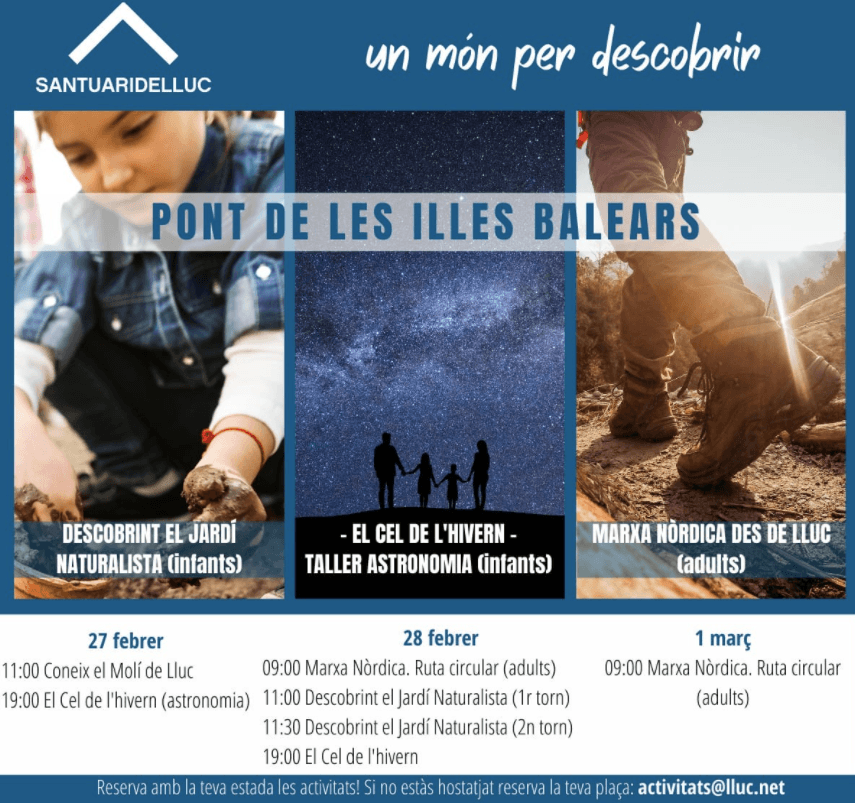 actividades en lluc dia de les illes balears