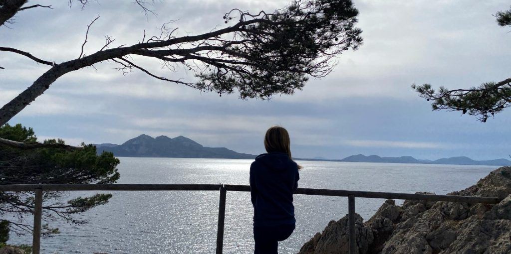 mirador Es Castellet en Cala Murta