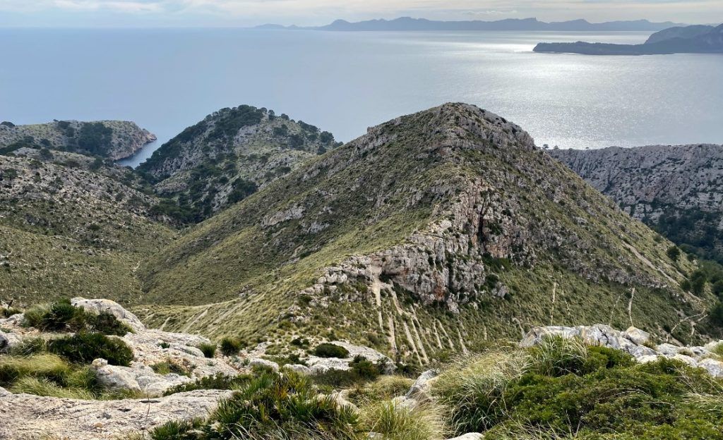 Piasaje desde la cima de Es Fumat