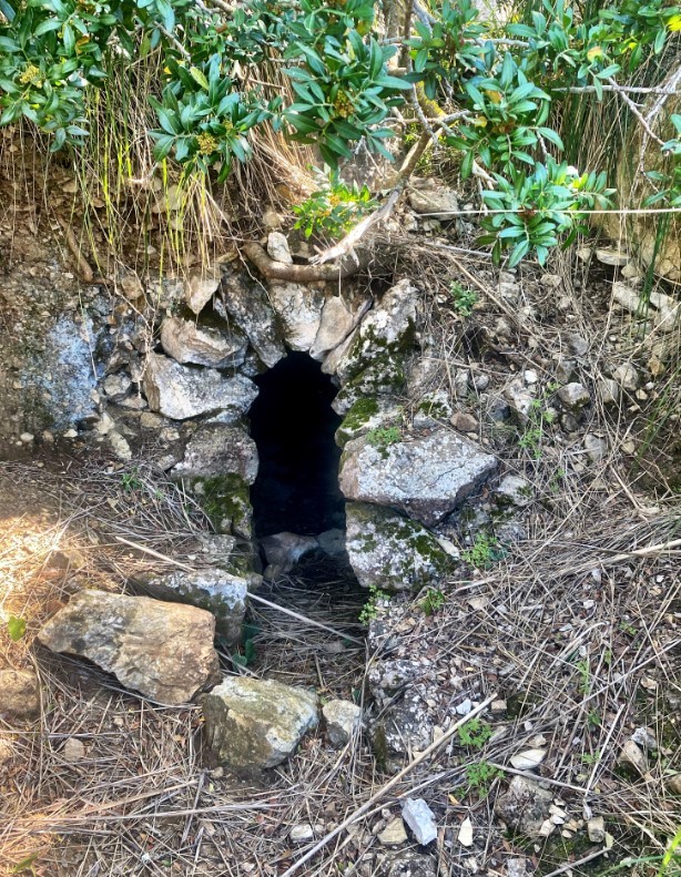 Entrada a la fuente de Son Fe en Alcudia