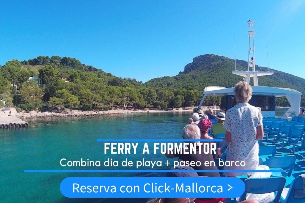 excursión en barco a la playa de Formentor