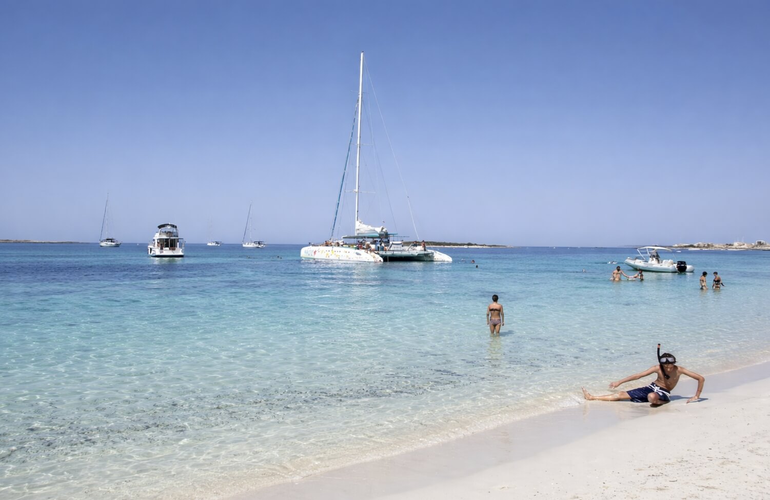 1. Es Trenc Beach in Mallorca with white sand and turquoise water