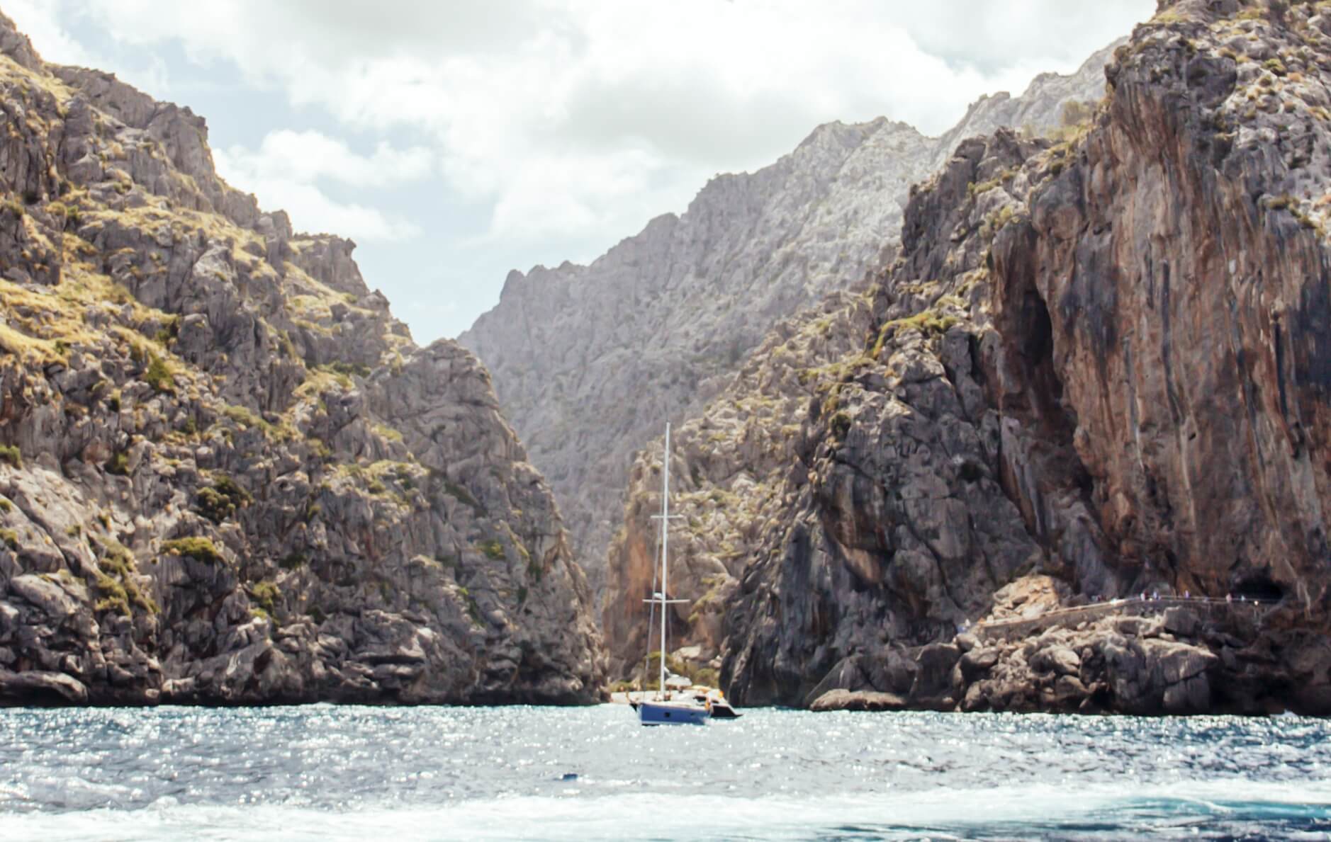Sa Calobra road and Torrent de Pareis gorge in Mallorca