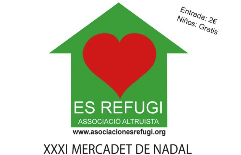 mercadillo solidario de navidad de Es Refugi