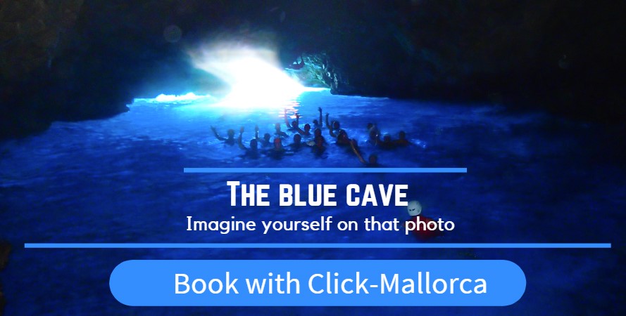 Blue cave in Mallorca