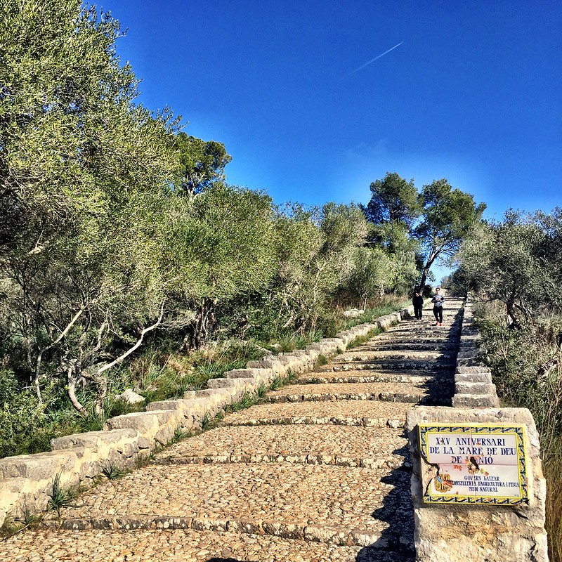 camino de acceso a la ermita de puig de santa magdalena