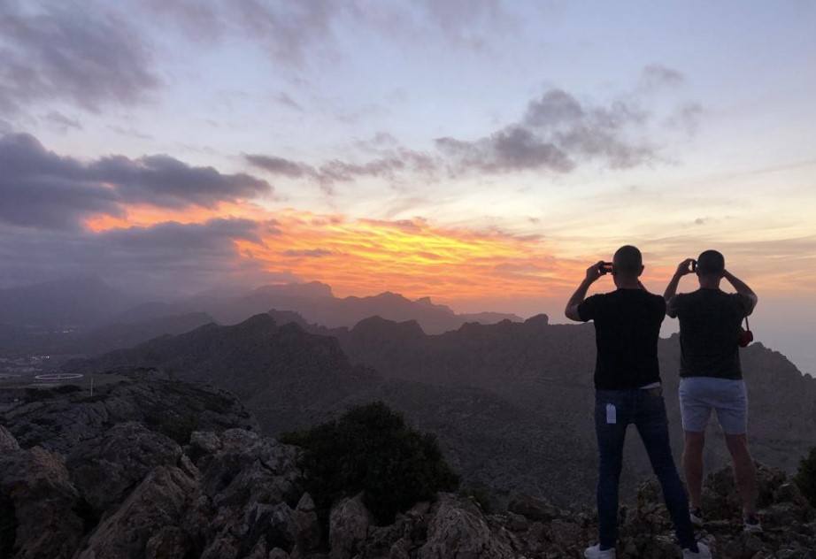 Stunning sunset views from the Mirador es Colomer viewpoint