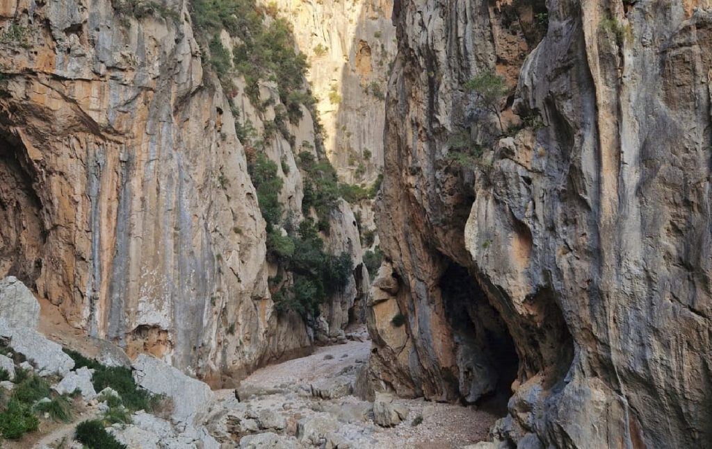 interior del torrente de Pareis