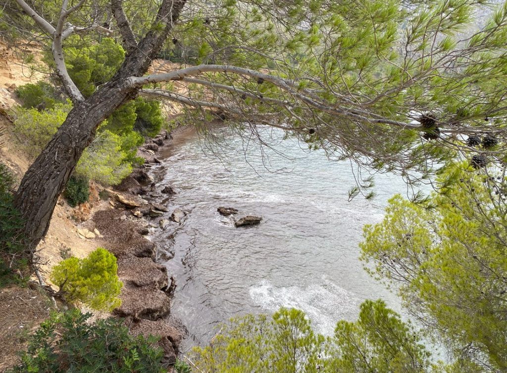 es calo de Betlem en Mallorca en julio