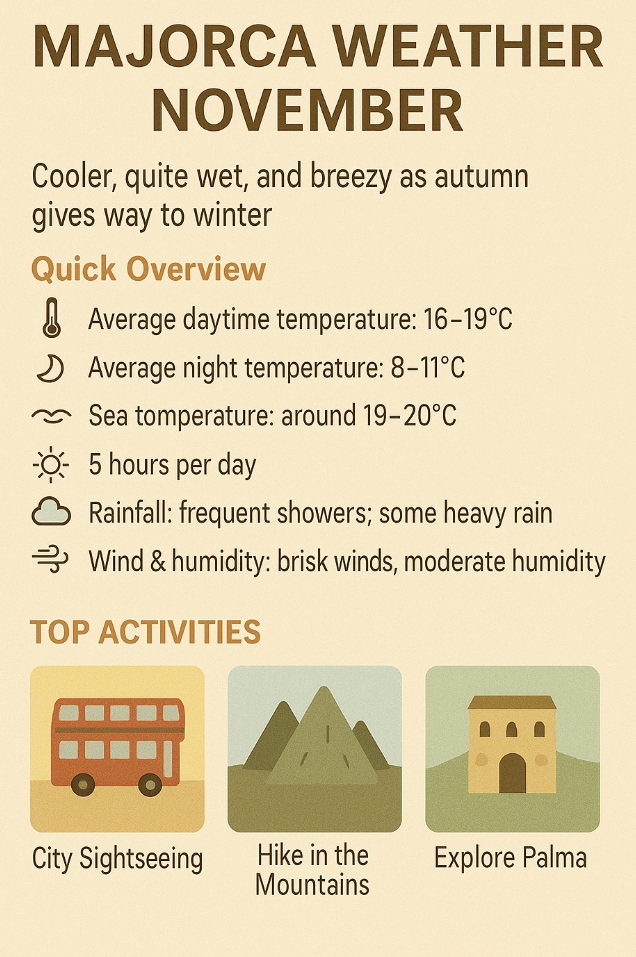 majorca weather november