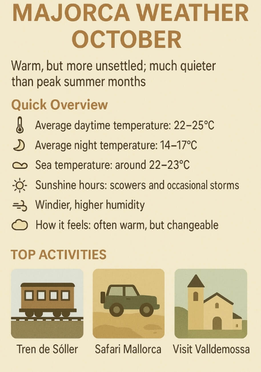 majorca weather october