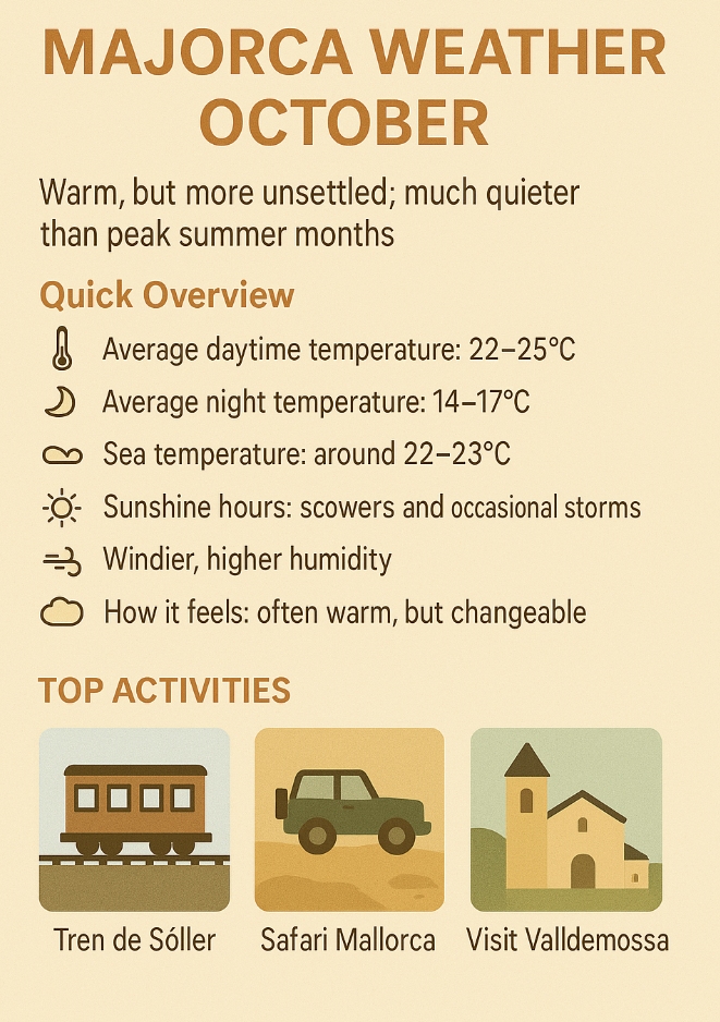 majorca weather october