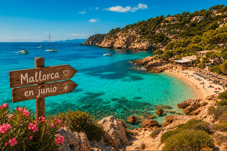 Mallorca en junio en la playa
