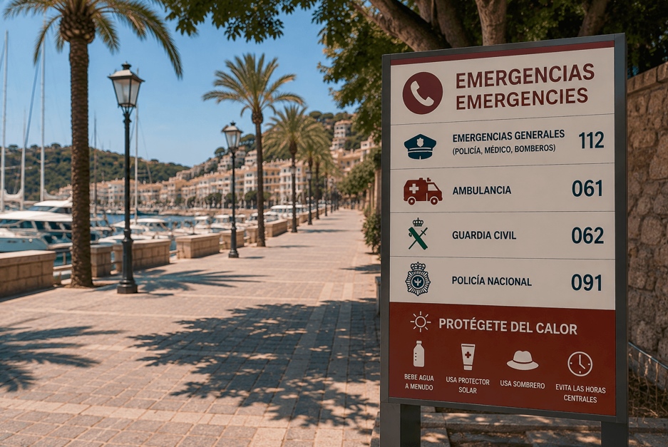 llamar para emergencias