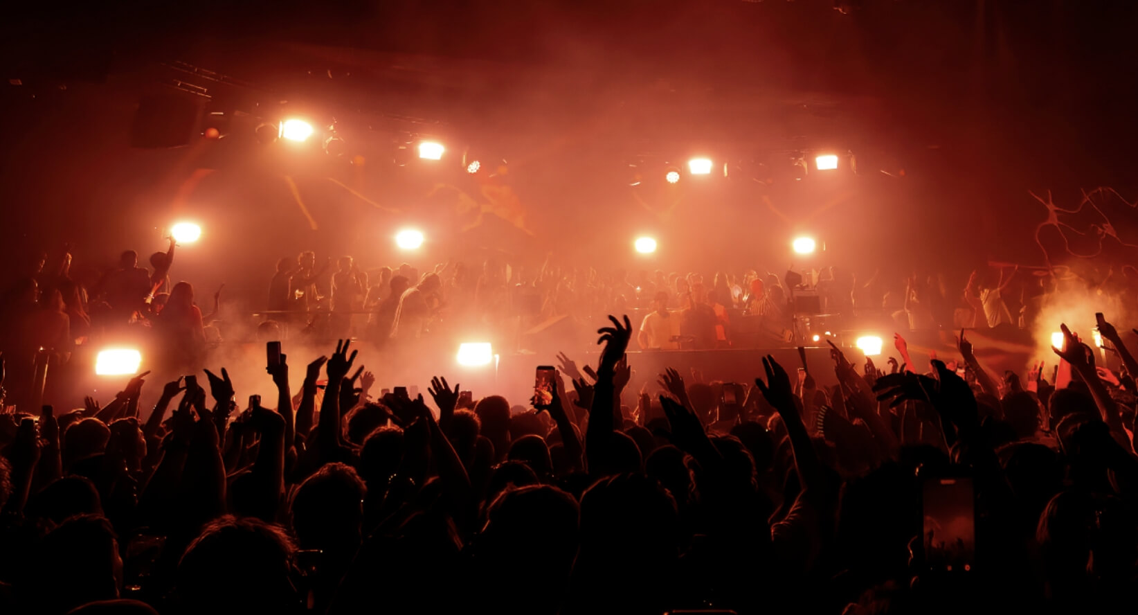 atmosphere at one of the parties inside BCM night club